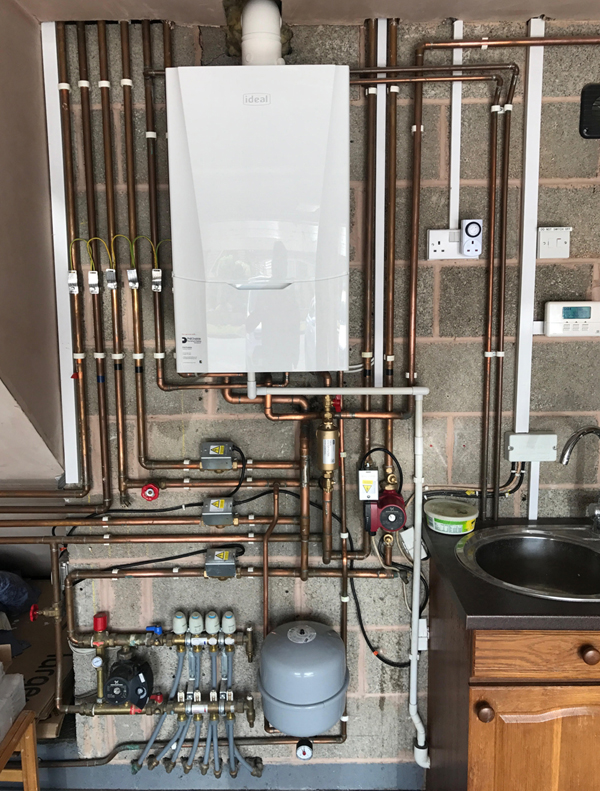 Gas Central Heating Installation