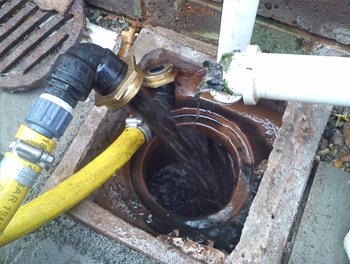 Power Flushing Silt